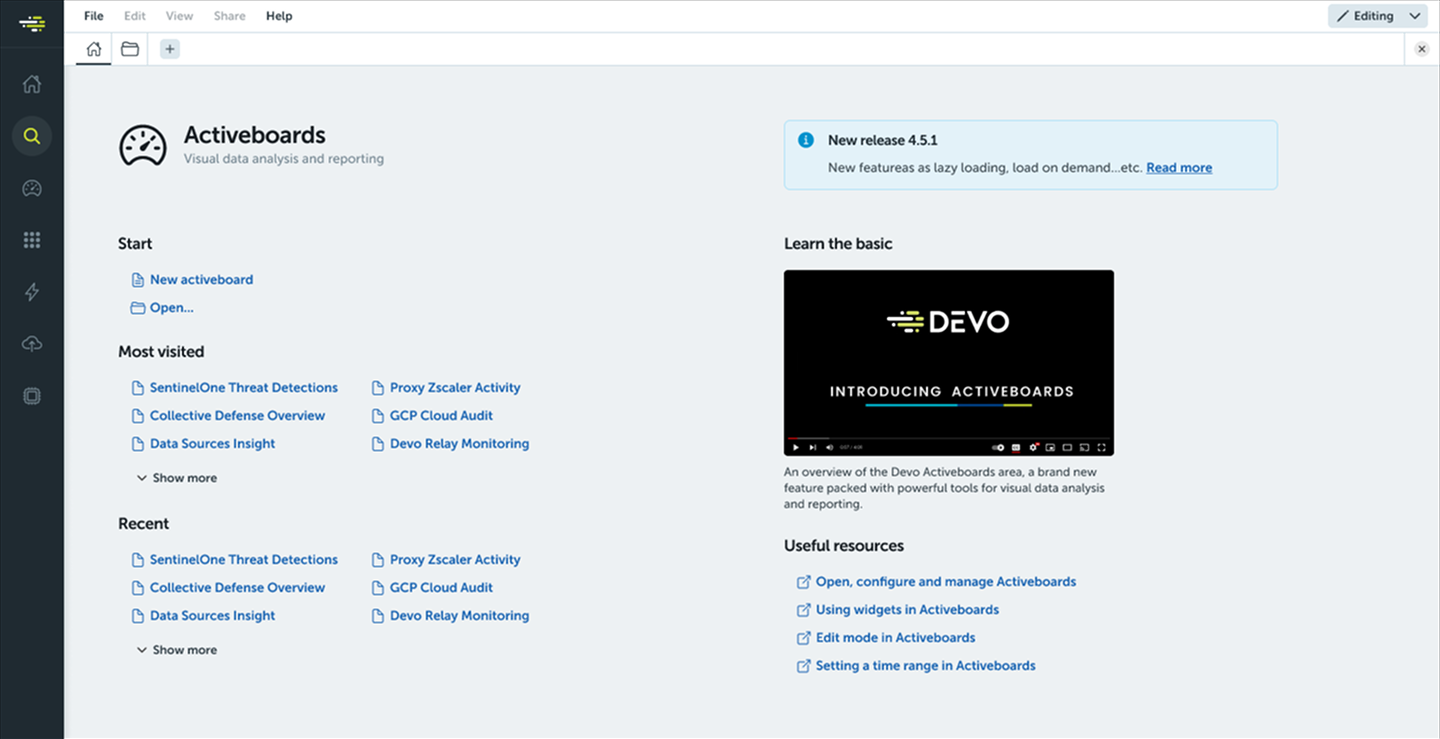 Example of Dashboard home for Maze test