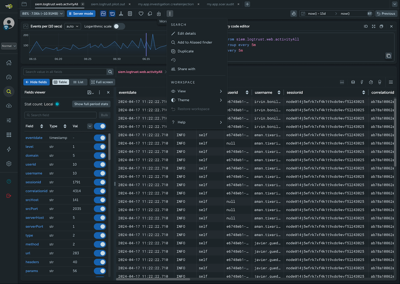 Dark theme after the design system