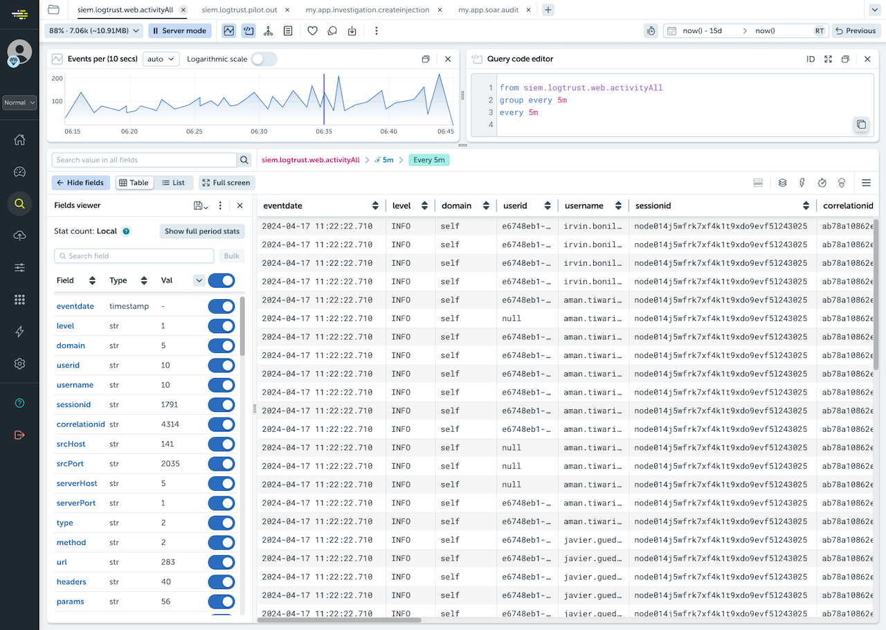 Data search after the design system